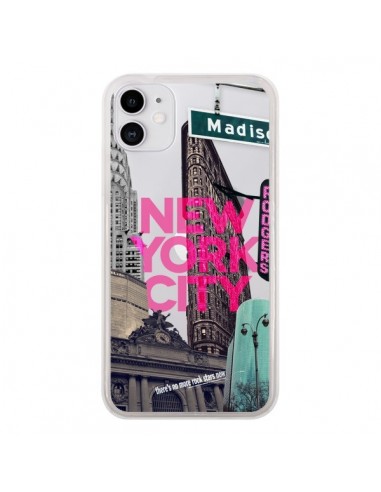 Coque iPhone 11 New Yorck City NYC Transparente - Javier Martinez