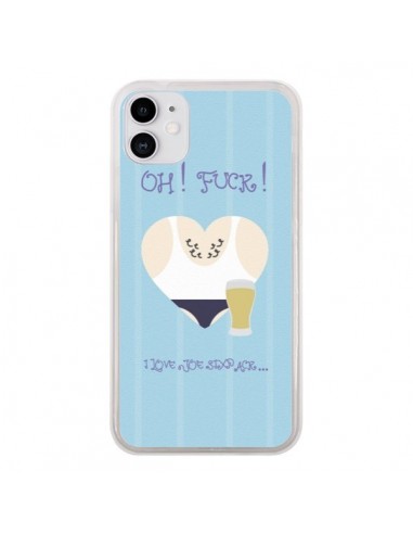 Coque iPhone 11 Homme Man Fuck Love Coeur Amour - Julien Martinez