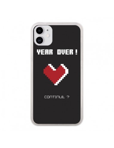 Coque iPhone 11 Year Over Love Coeur Amour - Julien Martinez