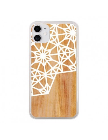 Coque iPhone 11 Frozen Stars Etoile Bois Azteque Aztec Tribal - Jenny Mhairi