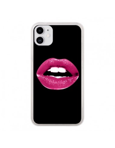 Coque iPhone 11 Lèvres Roses - Jonathan Perez