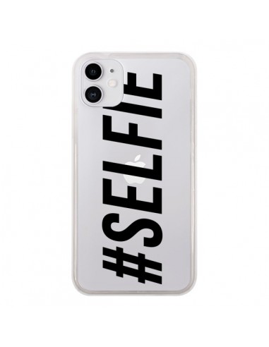 Coque iPhone 11 Hashtag Selfie Transparente - Jonathan Perez