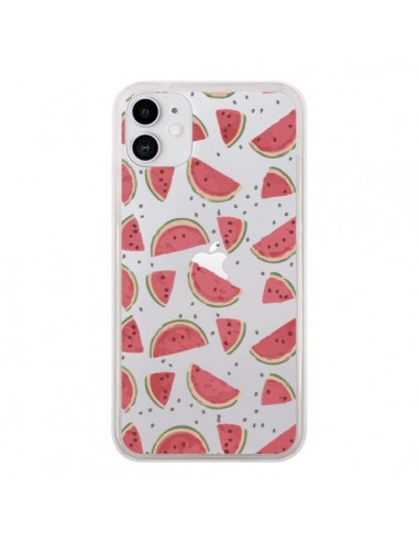 Coque iPhone 11 Pasteques Watermelon Fruit Transparente - Dricia Do
