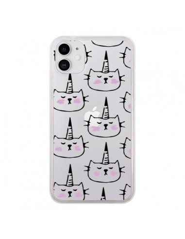 Coque iPhone 11 Licorne Unicorn Dessin Transparente - Dricia Do