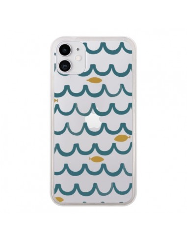 Coque iPhone 11 Poisson Fish Water Transparente - Dricia Do