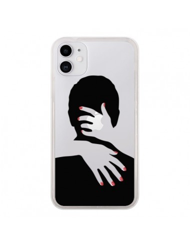 Coque iPhone 11 Calin Hug Mignon Amour Love Cute Transparente - Dricia Do