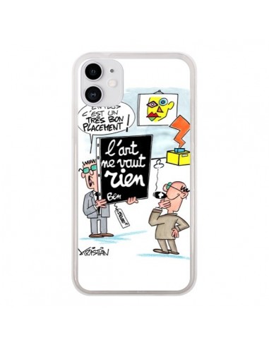 Coque iPhone 11 L'art ne vaut rien - Kristian