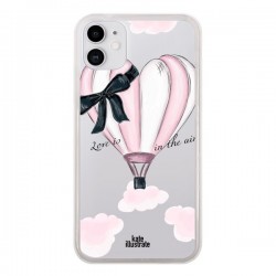 Coque iPhone 11 Love is in the Air Love Montgolfier...
