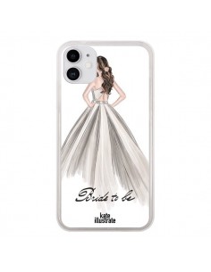 Coque iPhone 11 Bride To Be Mariée Mariage - kateillustrate