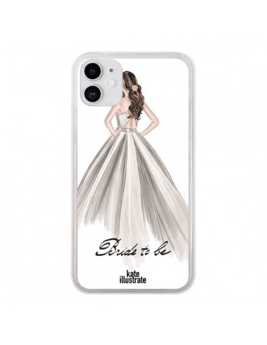 Coque iPhone 11 Bride To Be Mariée Mariage - kateillustrate