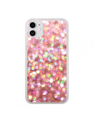 Coque iPhone 11 Paillettes Pinkalicious - Lisa Argyropoulos