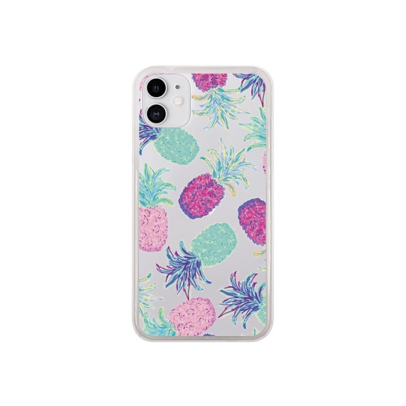 Coque iPhone 11 Ananas Pineapple Fruit Ete Summer Transparente - Lisa Argyropoulos