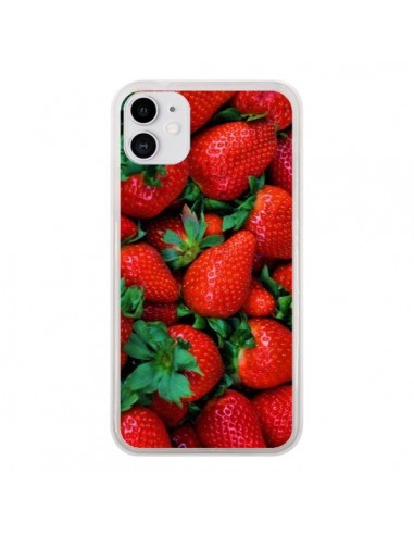 Coque iPhone 11 Fraise Strawberry Fruit - Laetitia