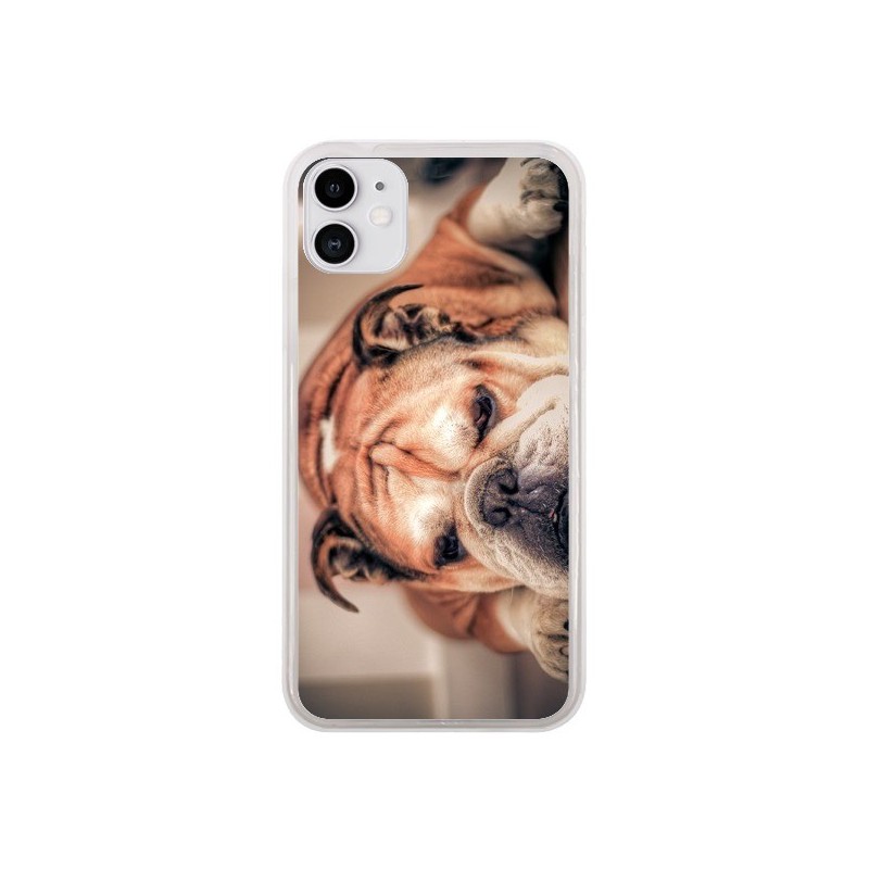 Coque iPhone 11 Chien Bulldog Dog - Laetitia