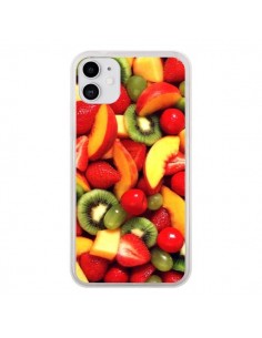 Coque iPhone 11 Fruit Kiwi Fraise - Laetitia