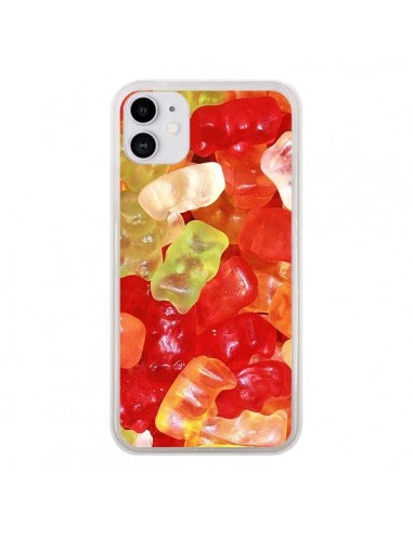 Coque iPhone 11 Bonbon Ourson Multicolore Candy - Laetitia