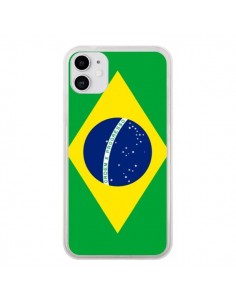 Coque iPhone 11 Drapeau Brésil Brésilien - Laetitia