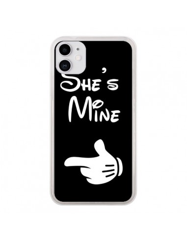 Coque iPhone 11 She's Mine Elle est à Moi Amour Amoureux - Laetitia