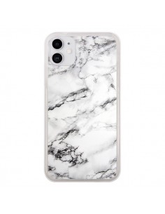 Coque iPhone 11 Marbre Marble Blanc White - Laetitia
