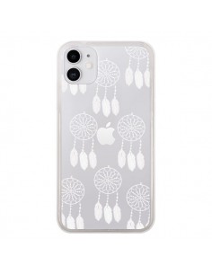 Coque iPhone 11 Attrape Rêves Blanc Dreamcatcher Mini...