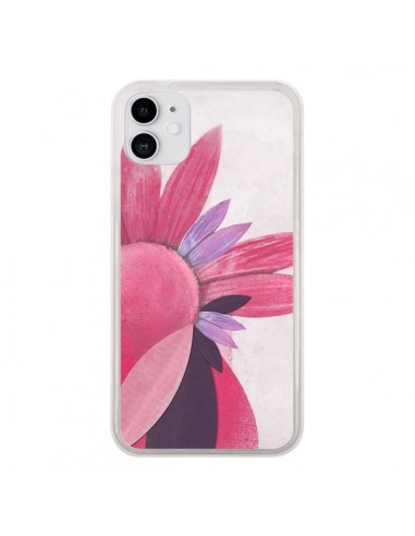 Coque iPhone 11 Flowers Fleurs Roses - Lassana