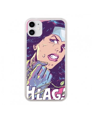 Coque iPhone 11 Girl Shlag Comics BD - Lassana