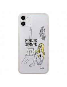 Coque iPhone 11 Parisian Summer Ete Parisien Transparente...
