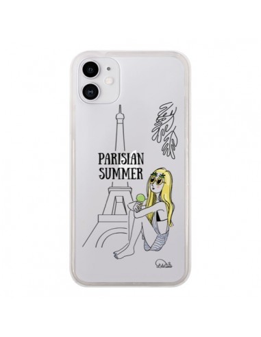 Coque iPhone 11 Parisian Summer Ete Parisien Transparente - Lolo Santo