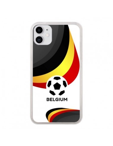 Coque iPhone 11 Equipe Belgique Football - Madotta