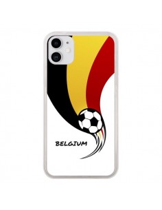 Coque iPhone 11 Equipe Belgique Belgium Football - Madotta