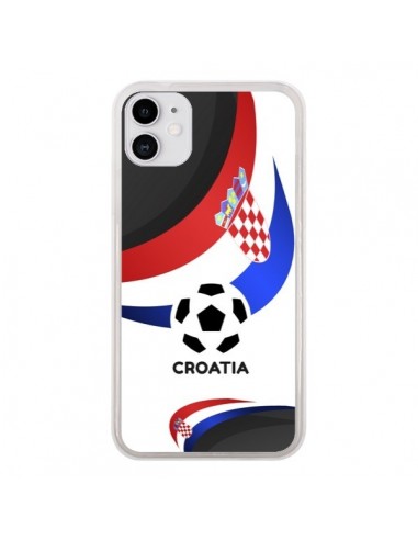 Coque iPhone 11 Equipe Croatie Football - Madotta