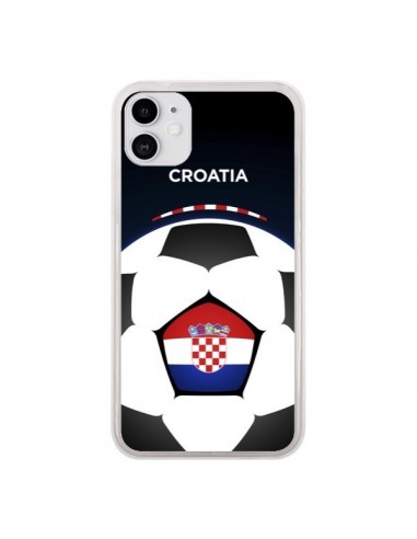 Coque iPhone 11 Croatie Ballon Football - Madotta