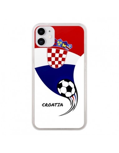 Coque iPhone 11 Equipe Croatie Croatia Football - Madotta