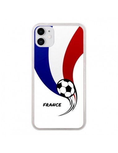 Coque iPhone 11 Equipe France Ballon Football - Madotta