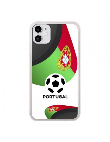 Coque iPhone 11 Equipe Portugal Football - Madotta