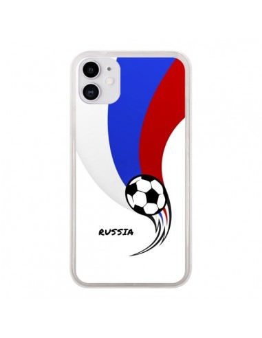 Coque iPhone 11 Equipe Russie Russia Football - Madotta