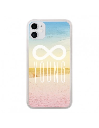 Coque iPhone 11 Forever Young Plage - Mary Nesrala