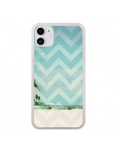 Coque iPhone 11 Chevron Beach Dreams Triangle Azteque - Mary Nesrala