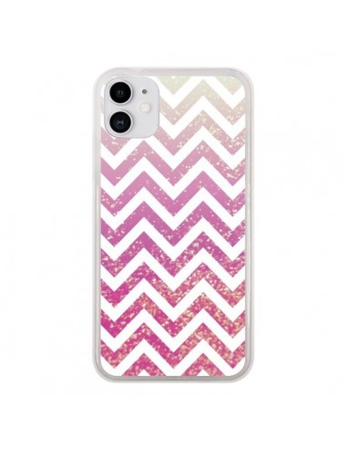 Coque iPhone 11 Chevron Pixie Dust Triangle Azteque - Mary Nesrala