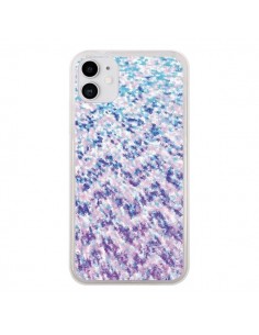 Coque iPhone 11 Chevron Splash Triangle Azteque - Mary...
