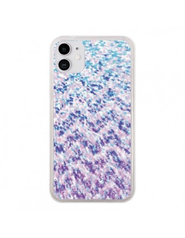 Coque iPhone 11 Chevron Splash Triangle Azteque - Mary Nesrala