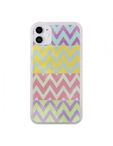 Coque iPhone 11 Chevron Summer Triangle Azteque - Mary Nesrala