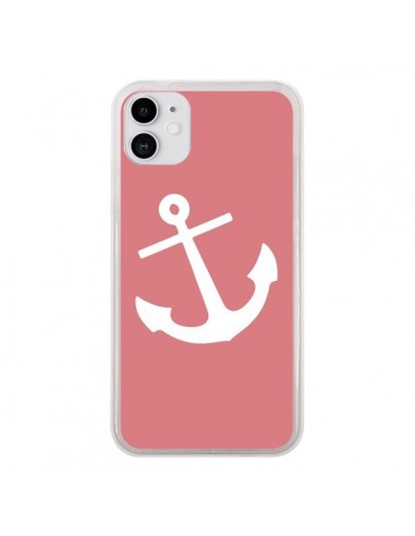 Coque iPhone 11 Ancre Corail - Mary Nesrala