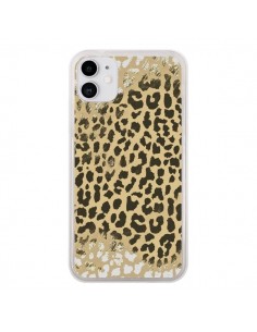 Coque iPhone 11 Leopard Golden Or Doré - Mary Nesrala