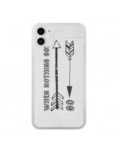 Coque iPhone 11 When nothing goes right - Mary Nesrala