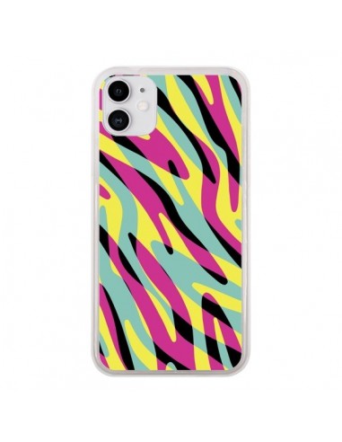 Coque iPhone 11 In the wild arc en ciel - Mary Nesrala