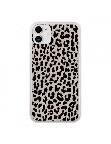 Coque iPhone 11 Leopard Marron - Mary Nesrala