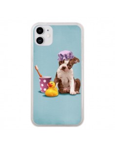 Coque iPhone 11 Chien Dog Canard Fille - Maryline Cazenave