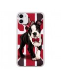Coque iPhone 11 Chien Dog Anglais UK British Gentleman - Maryline Cazenave