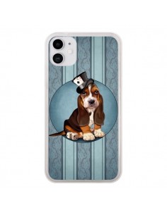 Coque iPhone 11 Chien Dog Jeu Poket Cartes - Maryline...